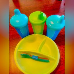 Toddler 9 piece tableware set